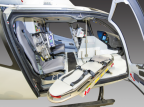 LifePort医疗室内H130飞机。